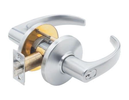 Best 3L7RD2606 Dead Bolt Cabinet Lock,Bright Brass