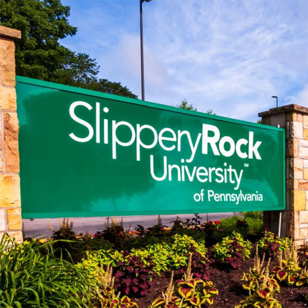 Slippery Rock sign